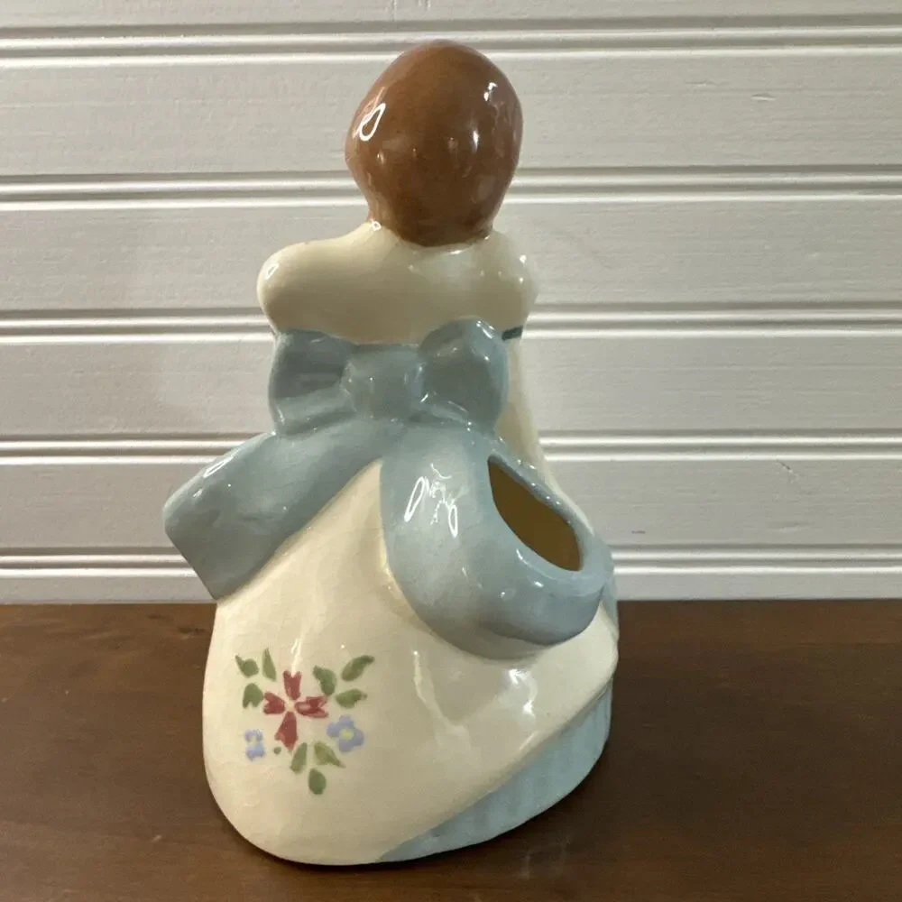 Weil Ware Lady Of California Double Vase Planter 2136 Vintage Pottery